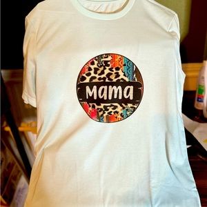Sublimation Mama Shirt- Can make sizes S-XL also can come in other colors.